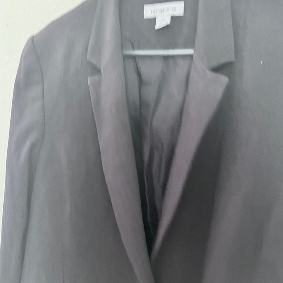 Liz Claiborne Style: Women’s Charcoal Gray Blazer Size 18 - Picture 10 of 10